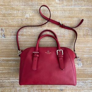 Kate Spade Cove Street Pippa Red Satchel Purse